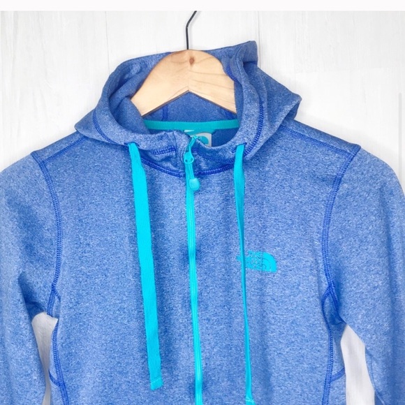 The North Face blue hoodie / sweatshirt - Picture 2 of 4